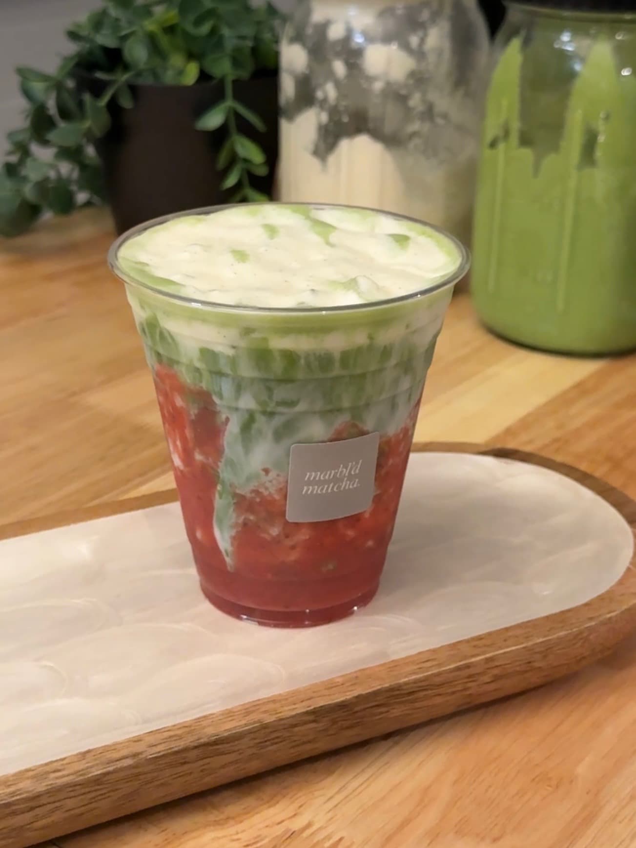 Strawberry Matcha