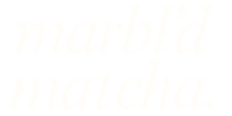 marbl'd matcha logo